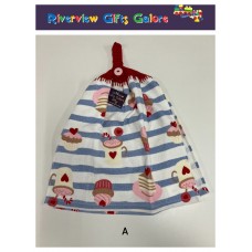 Crochet Top Hand Towel / Tea Towel - Sweet Treats B Crochet Top Hand Towel / Tea Towel - Sweet Treats B